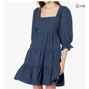 Madewell Poplin Lizzie Babydoll Dress